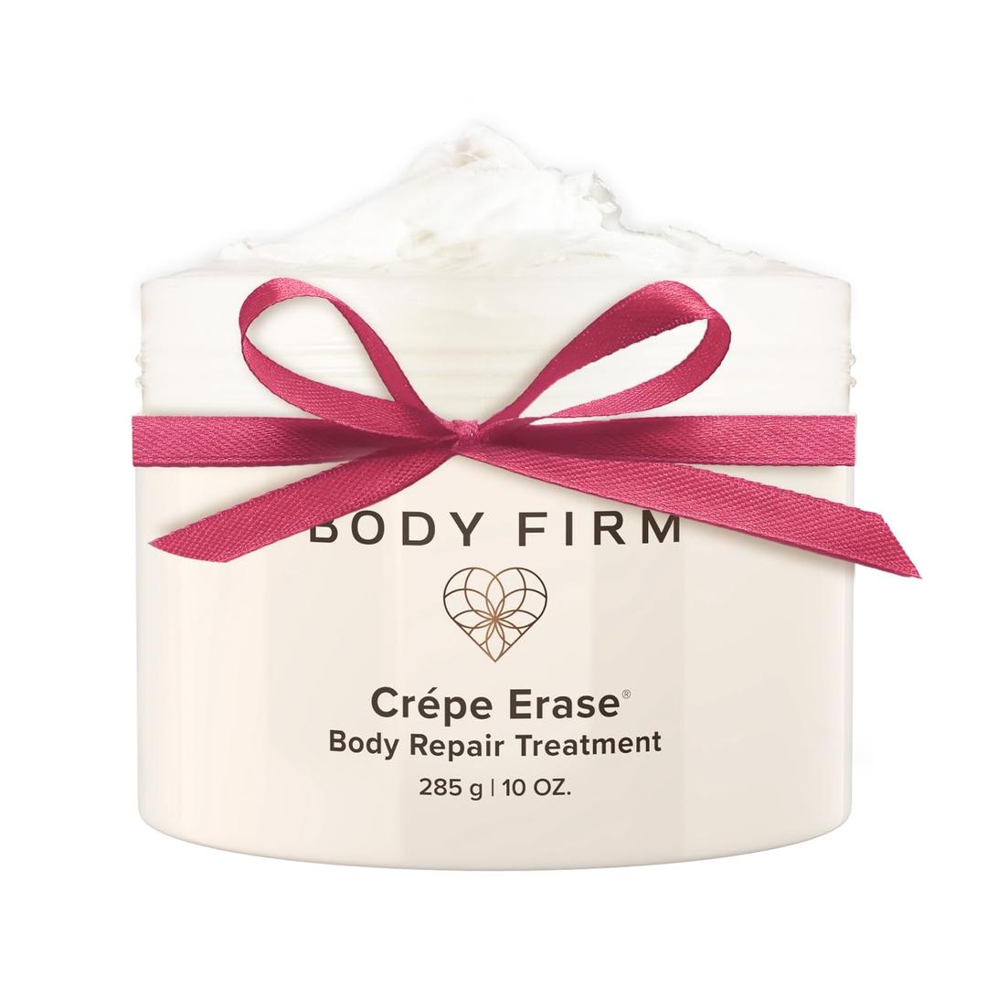BODY FIRM Crepe Erase Body Repair Treatment, Anti-Aging Wrinkle Cream, Support Skins Natural Elastin & Collagen Production - 10oz