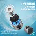 Hydrogen Water Bottle Generator with SPE/PEM Technology, 5000PPB,Portable Rechargeable Hydrogen Water Ionizer Machine for Home,Office, Gym,Travel -Gift for Holidays