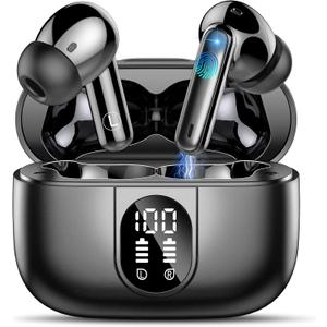 Ai Translation Earbuds Real Time, Simultaneous Interpretation Translator Earbuds with 6 Translation Modes/164 Languages, No Subscription Translatior Headphones, Carbon Black