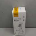 SupMaKin Upgrade Safe Mandoline Slicer for Kitchen,Adjustable Potato Slicer Vegetable Onion Chopper, French Fry Cutter, Include Vegetable Peeler(Gray)