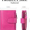 FALAN MULE Small Wallet for Women Leather Bifold Compact RFID Blocking Small Womens Wallet Purse