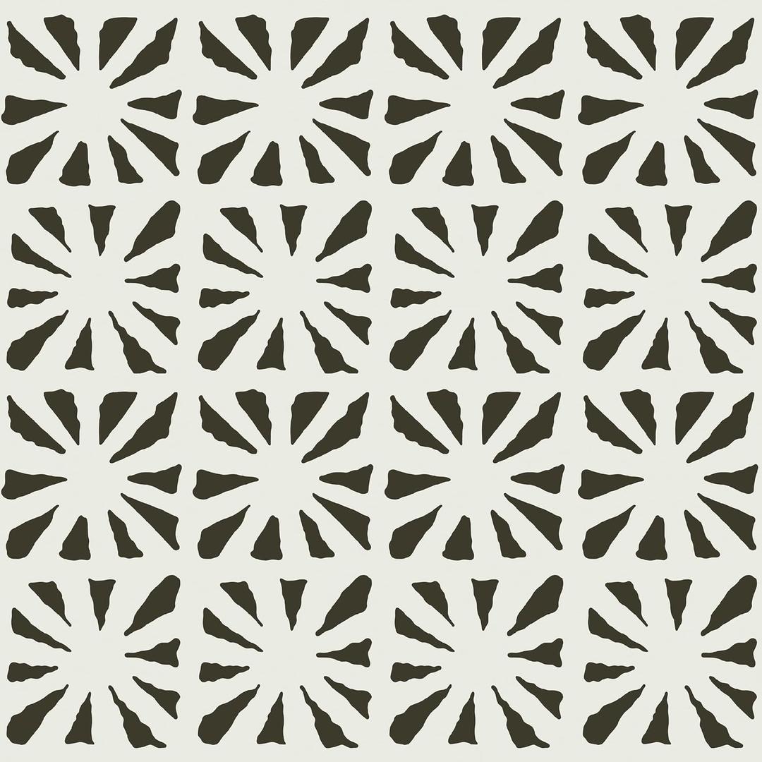 Peel and Stick Wallpaper Geometric Boho Wallpaper Black Beige Contact Paper 393 "x17.3 Self-Adhesive Wall Paper Vintage for Bedroom Waterproof Removable Shelf Liner Decal Vinyl Roll