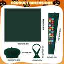 4Pcs Costume Accessories Set for Women Halloween Party Dress Up (Green)