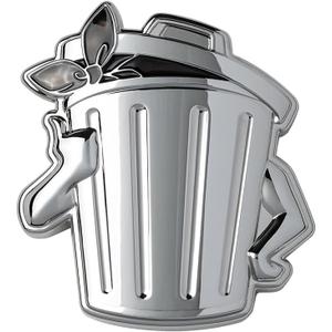 Honkai: Star Rail Lordly Trashcan: Metal Fridge Sticker (Silver Version)