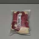 Fleece Lining Extra Warm Dog Hoodie in Winter,Small Dog Jacket Puppy Coats with Hooded,Beige and Red S (Small (Pack of 1))