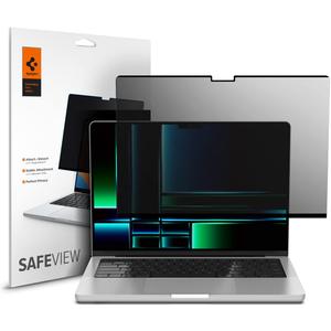Spigen Privacy Filter Screen Protector [SafeView] designed for MacBook Pro 14 inch (M4 / M4 Pro / M4 Pro Max / M3 series / M2 series / M1 series)