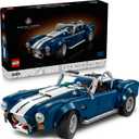 LEGO Icons Shelby Cobra 427 S/C Car Building Set for Adults - Bedroom, Office, or Book Shelf Decor for Sports Car Fans, Ages 18+ - Gift Idea for Birthdays - 10357