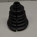 CVS18 CV Boot Split Constant Velocity Joint Gaiter Boot Replacement Kit, Includes 2 Stainless Steel CV Boot Clamp, Black