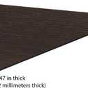Vinyl Peel and Stick Floor Tile, Self-Adhesive Wood Plank, 10-Pack (15 Square Feet) - 6 Inch Width, 36 Inch Length, 1.2mm - Espresso - Easy DIY Nexus Planks for Any Room by Achim Home Decor
