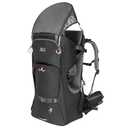 WIPHA Baby Backpack Carrier - Ergonomic Child Carrier Hiking with Sun Canopy, Safe Toddler Hiking Backpack Carrier with Large Storage Space&Insulated Pocket, Adjustable Padded Child Seat, Black