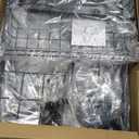 Golf Bags Storage Garage Organizer - Golf Bag Stand Fit Single Golf Bags, Golf Clubs, and Golf Equipment Accessories, Golf Bag Storage Rack with Wheels for Garage, Club, Shed, Basement (Black - With Bottom Drawer Basket)