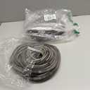 16 Ft (5m) 196 Inch Sliding sash Windows Doors Tape Pile Draught excluder Brush Seal Strip weatherstrip 5mm x 6mm (3/16 1/4 Inch, Gray)