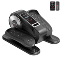 Under Desk Elliptical Machine, Electric Seated Pedal Exerciser, Mini Ellipse Leg Exerciser with Remoter, 12 Level Speeds, Forward & Reverse Direction, Manual & Auto Mode for Home Office