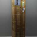 WPC Slat Wall Panels 12-Pack 48x 6in & 4 Trim Accent Grey Wood Grain 3D Wall Panels Interior Wall Modern Dcor (Gray)