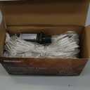 JMEXSUSS Red Christmas Net Lights 360 LED 12ft x 5ft Bush Lights Outdoor Plug in 8 Modes with Remote for Christmas Decorations