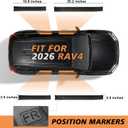 TripleAliners Door Sill Protector for 2026 Toyota RAV4 Accessories, 4PCS
