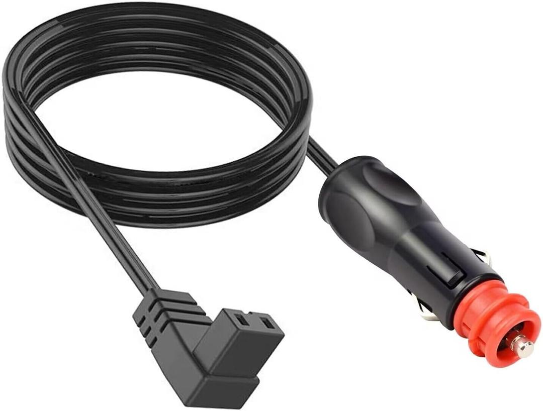 12V/24V Refrigerator DC Power Cord Cable for 12V/24V Portable Refrigerator 12/24Volt Power Cable Compatible with Alicool,COOSEON and Portable Car Freezer from Most Brands 9.8FT/3M