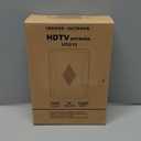 2026 TV Antenna for Digital TV Indoor, Long Range Smart Antenna for Local Channels, Support 4k 1080p with Amplifier Signal Booster for HDTV (Black)