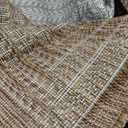 CAMILSON Easy Jute Rug 10x14, Indoor Outdoor Natural Color Fiber Area Rugs for Living Room Patio and Kitchen Rug, Sisal Boho Woven Design, Easy-Cleaning, Washable Outside Carpet Alfombras (10 x 14)