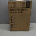 Ubbi Diaper Pail Plastic Bags, Disposable Baby Waste Bags, 3 Pack, 75 Count, 13-Gallon Bags (Violet)