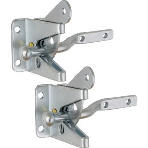 Design House 189407-GS Self-Locking Heavy Duty Gate Latch 2-Pack Galvanized Steel