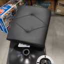 VECELO Foot Rest Under Desk Ottoman, PU Height Adjustable Footrest with Comfort Padding, Leg Rest for Desk for Relieving Leg Pain, Stiffness, and etc, Black