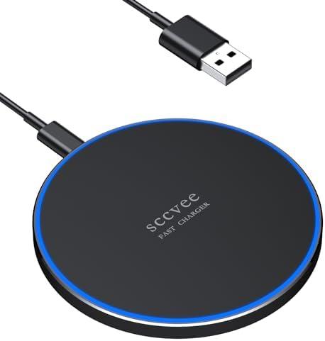 20W Wireless Charger, Wireless Charging pad Wireless Phone Charger Compatible with iPhone 12/13/14/15/16, Charging Station Compatible with Samsung Galaxy S21/S22/S23/S24,Google Pixel,LG,and More