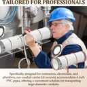 Conduit Carrier Kit Fit 6 Inch PVC Pipe Security Upgraded PVC Conduit Carrier Roof Rack Accessories for Cargo Rack Mounting Hardware Included Pipe Racks for Truck for Providing Extra Storage