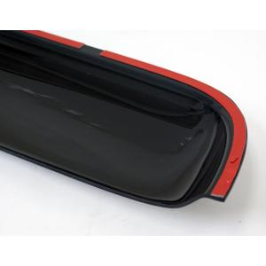 TuningPros DSVT2-421 Compatible with 2003-2008 Toyota Corolla Sedan Type 2 Sunroof Moonroof Top Wind Deflector Visor Thickness 1.4mm 880mm 34.6" Dark Smoke Set of 1