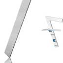 3 Inch Modern House Numbers, Brushed Silver Mailbox Number,Stainless Steel Material,Self-Adhesive Number Door Numbers for Apartments Office (7)