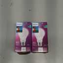 Philips LED RGBW Scene Switch 60W A19 1P: Multicolored, 800 Lumens, E26 Base, 2700K, Suitable for Damp & Enclosed Fixtures, Pack of 2