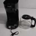 Mueller 12-Cup Drip Coffee Maker - Borosilicate Carafe, Auto-Off, Reusable Filter, Anti-Drip, Keep-Warm Function, Clear Water Level Window Coffee Machine, Kitchen Essentials & Accessories (Black)