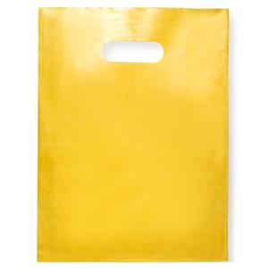 Choice Marts 100 Gold Bags for Small Business 1.5Mil 9"x12" Great For Merchandise And Retail Extra Thick Glossy Thank You Bags With Handles