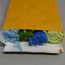 600 Pcs Pipe Cleaners Craft for Flowers, Pastel Chenille Stems for DIY Art Projects Creative Gift(6 Colors), Bulk Fuzzy Pipe Cleaner Flower Kit, Ideals for Party Decor (Blue Flower)