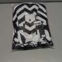 SheKiss Women's Half Sleeves Bodycon Ruffle Long Maxi Dresses Casual Geometric Print Striped Black Dresses