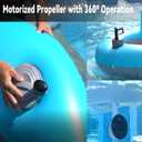 Inflatable River Tube Float - River Run for Adult Heavy Duty Motorized Tubes Floating with Backrest for Party Summer Water Beach, 14.7 inches x 18.1"