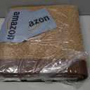 Washable Hallway Runner Rug 2x8 Jute Like Kitchen Runner Mat Rugs Non Slip, Woven Soft Entryway Farmhouse Runner Boho Floor Carpet for Indoor Laundry Hall Backdoor Bedroom Living Room, Brown