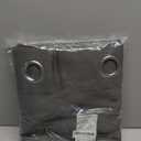 NICETOWN Thermal Insulated Grommet Blackout Curtains for Bedroom (2 Panels, W42 x L63 -Inch, Grey)