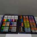 Crayola Inspiration Art Case Space Coloring Set (140pcs), Essential Easter Basket Stuffers, Art Kit for Kids, Crayons, Markers, Pencils, Easter Gifts for Kids, Ages 5+