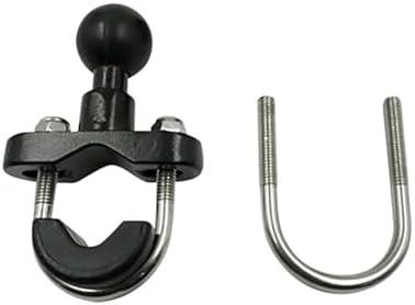 U-Bolts 1 Sets Motorcycle Handlebar U Bolt Mount Base Kit Accessories 2.4cm Ball Clamp Bracket for Pipes Trailers