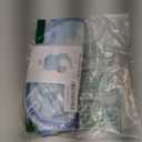 3-Pack Waterproof Baby Bibs for Eating - Mess Proof Lightweight Toddler Feeding Bibs with Large Food Catcher, Food-Grade Baby Eating Essentials, Easy to Put On & Clean(Light Blue Ocean)