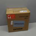 EAPUDUN Modern Farmhouse Pendant Light, 1-Light Industrial Hanging Light Fixture 9.3-inch, Brushed Nickel Finish with Clear Glass Shade