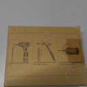 READAEER Walnut Wood Wall Hook 6 Pack, Natural Wooden Coat Hooks Wall Mounted, Hat Hooks Heavy Duty Entryway Wall Hangers for Hanging Towels, Clothes and Bags