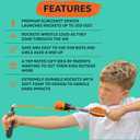 Toy Rocket Launcher for Kids: Outdoor Toys Slingshot Rocket Launchers - Best 6-10 Year Old Boy Gifts for Teens Boys & Girls All Ages - Fun Summer Toys 5 6 7 8 9 10 11 12+ Year Old Boy Birthday Gifts