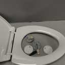 KHE Elongated Toilet Seat 18.5 Inch, Soft Close, White