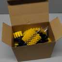 8 Pcs Drill Brush Attachment Set, Power Cleaning Scrub Brush Kit with Extend Long Attachment, All Purpose Drill Scrub Brushes for Car, Grout, Floor, Tub, Bathroom and Kitchen (Yellow)