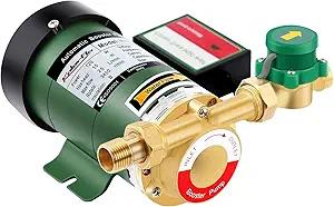 KOLERFLO 120W Water Pressure Booster Pump 115VAC,396 GPH,21.7 PSI Household Automatic Home Booster Pump with Water Flow Switch for Home Kitchen Bathroom Irrigation(H15GR-15)