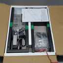 Keelian 63" Sofa Table Narrow Long - Power Outlets & 2 USB Ports, Metal Frame,Behind Couch Table Behind Sofa for Living Room, Hallway, Entrance- Easy Assembly, 4.9' Extension Cord Included.