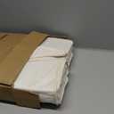 Under Bed Storage with Wheels, 2 Pack Under Bed Storage Containers with Label Holders for Clothes, Shoes and Blankets, Rolling Underbed Shoe Organizer with Cover, Beige (30.71x15.7x7.28 in)