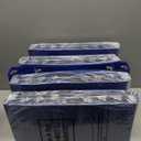 Henoyso 36 Pcs 3 Ring Binder 1.5 Inch Plastic Flexible Round Binder Fits Letter Size 8.5 x 11 Inch Paper Holds 300 Sheets with 1 Pockets for Office School (Blue)